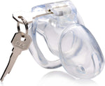 Master Series Clear Captor Chastity Cage - Medium