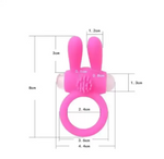 Rabbit Shape Penis Ring with Vibration