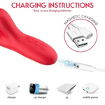 3-in-1 Rabbit Clitoris Stimulator G-Spot Flutter With 7 Vibration