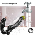 Vibrating Strapless Silicone Strapon Dildo