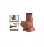 6 inch Flexible Soft Silicon Vibrating Dildo