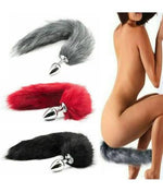 Fairy Metal Anal Plug With Fox Tail