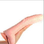 Big Bent 10 Inch Realistic Vibrating Dildo With Suction Cup