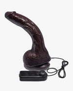 Big Bent 10 Inch Vibrating Dildo