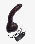Big Bent 10 Inch Vibrating Dildo