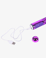 Rechargeable Butterfly Jack Rabbit Vibrator with Rotating & Thrusting Beads