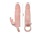 Baile Brave Man Multispeed Penis Extension Sleeve With Clit Vibrator