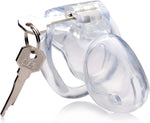 Master Series Clear Captor Chastity Cage - Medium