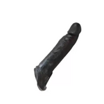 Black Jumbo Penis Extender Condom Sleeve