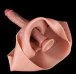 Hollow Soft Cock Sleeve Underwear With Realistic Penis Strapon Extender Pants