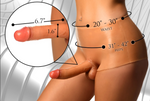 Boner Briefs Silicone Wearable Penis Panties with 7 inch Dildo