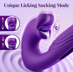 Tongue Licking Clitoral G-spot Vibrator