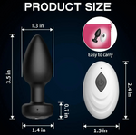 Wireless Remote Control Anal Vibrator – Prostate Massager and Butt Plug