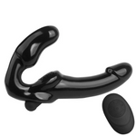 Vibrating Strapless Silicone Strapon Dildo