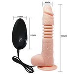8 Inches Realistic Up And Down Rotation And Vibrating Dildo