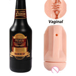 PORTABLE BEER BOTTLE MALE MASTURBATION CUP