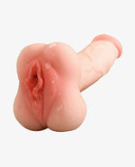 2 In 1 Male Masturbators Realistic Dildo Penis Sleeve Pocket Pussy Adult Sex Toy - [Adultskart.com]