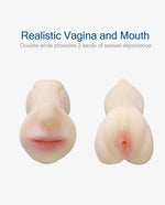2-In-1 Vagina And Mouth Male Masturbation Cup - [Adultskart.com]