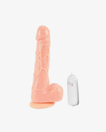 6 Inch Realistic Dildo With Vibration And Suction Cup - [Adultskart.com]