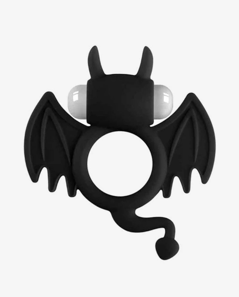 Bat Shape Penis Ring With Vibration - [Adultskart.com]