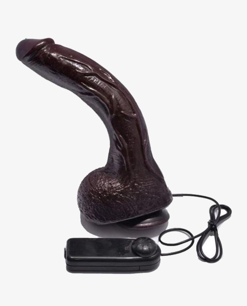 Big Bent 10 Inch Realistic Vibrating Dildo With Suction Cup Big Bent 10 Inch Realistic Vibrating Dildo With Suction Cup