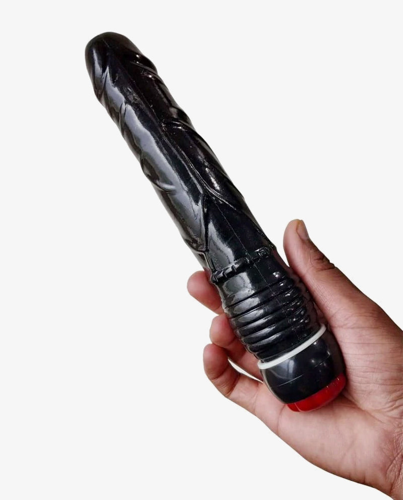 8 Inch Black Stud Dildo