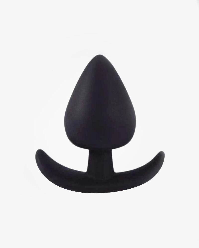 Black Silicon Anchor Anal Plug