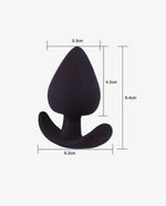 Black Silicon Anchor Anal Plug