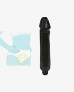 Black Soft Vibrating Dildo