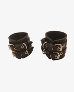 Double Buckle Bondage Cuffs - [Adultskart.com]