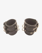 Double Buckle Bondage Cuffs - [Adultskart.com]