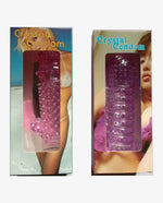 Extra Dotted Crystal Condom With Silicon Made Washable & Reusable Feature Condom - [Adultskart.com]