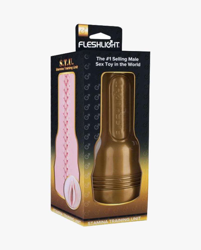 Fleshlight Golden STU MASTURBATOR - [Adultskart.com]