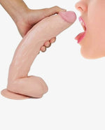 Huge Dildo 12 Inch Extreme Big Realistic Dildo Sturdy Suction Cup - [Adultskart.com]