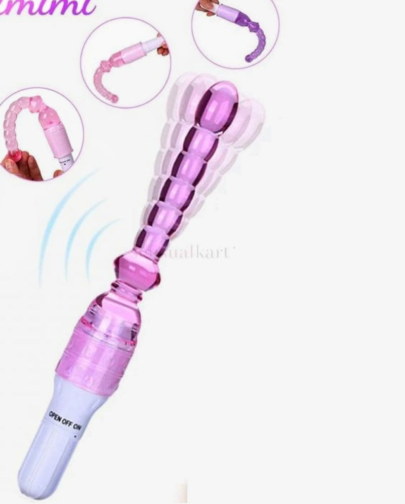 jelly beaded anal vibrator