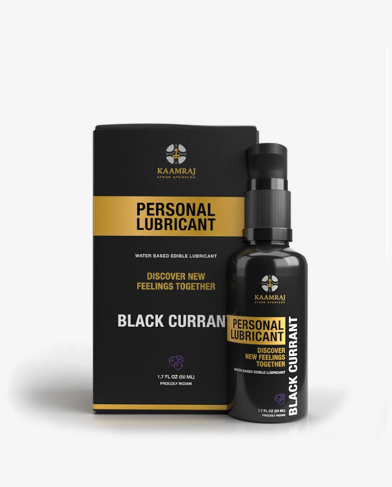 Kaamraj Black Currant Flavour Edible Lubricant - Water based- 50 ML