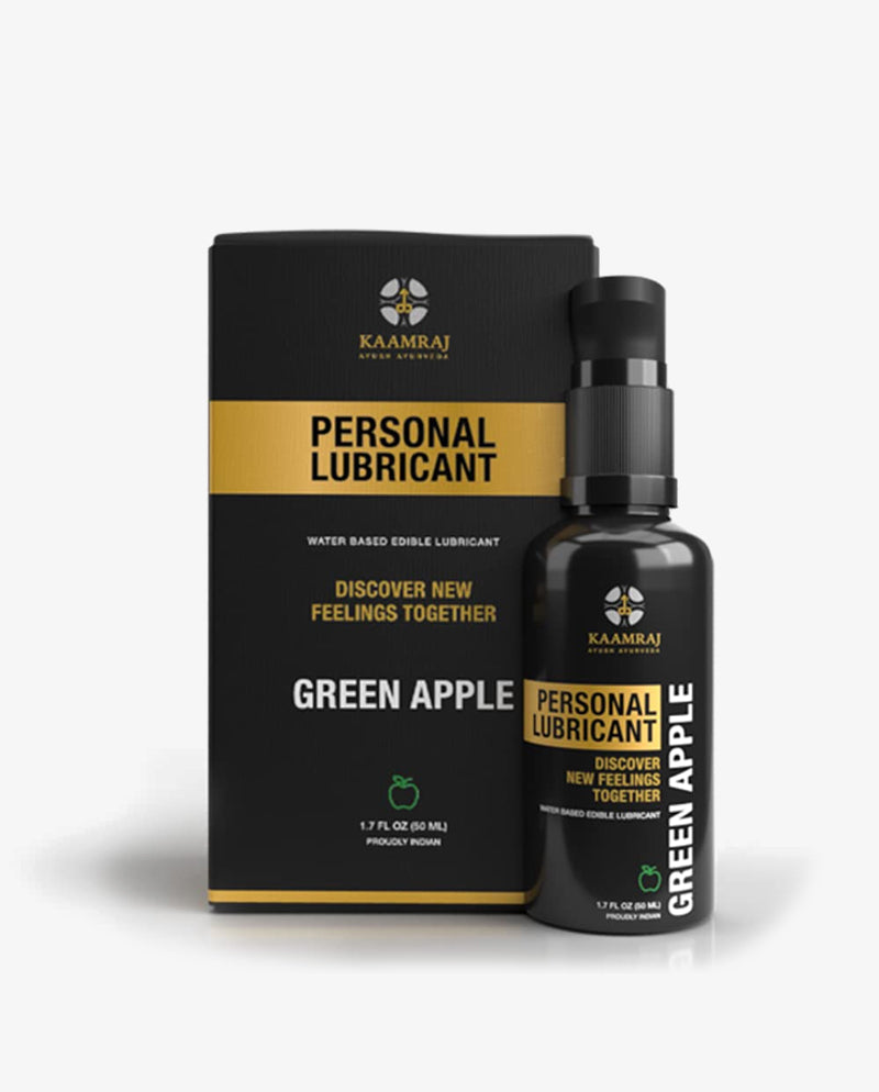 Kaamraj Green Apple Edible Lubricant - Water Based- 50 ML