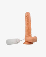 Multi-Speed Flexible Realistic Vibrating Dildo (Orange) - [Adultskart.com]