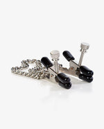 Non-Piercing Bullnose Nipple Clamp and Chain - [Adultskart.com]