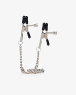 Non-Piercing Bullnose Nipple Clamp and Chain - [Adultskart.com]