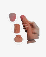 Pink Head Realistic Dildo - [Adultskart.com]