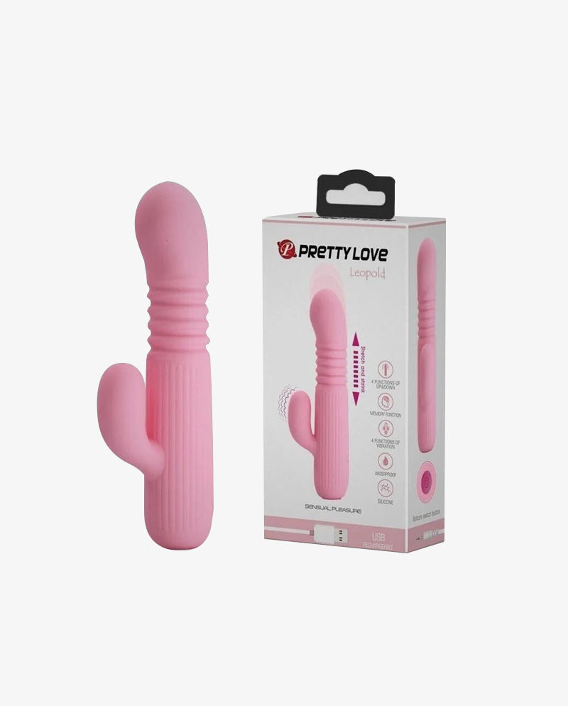 Pretty Love Leopold Telescopic Vibrator - [Adultskart.com]