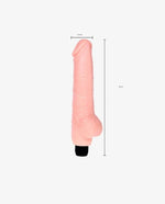 Real Touch Vibrating 8 Inch Dong