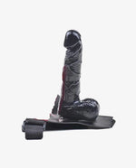 Realestic Black Strap-On Dildo