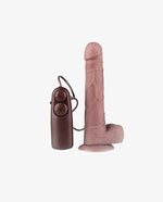 Rotating Head Realistic Dual Motor Dildo 8 Inch - [Adultskart.com]