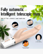 Telescopic Stretching Vibrating Thrusting And Rotating Dildo - [Adultskart.com]