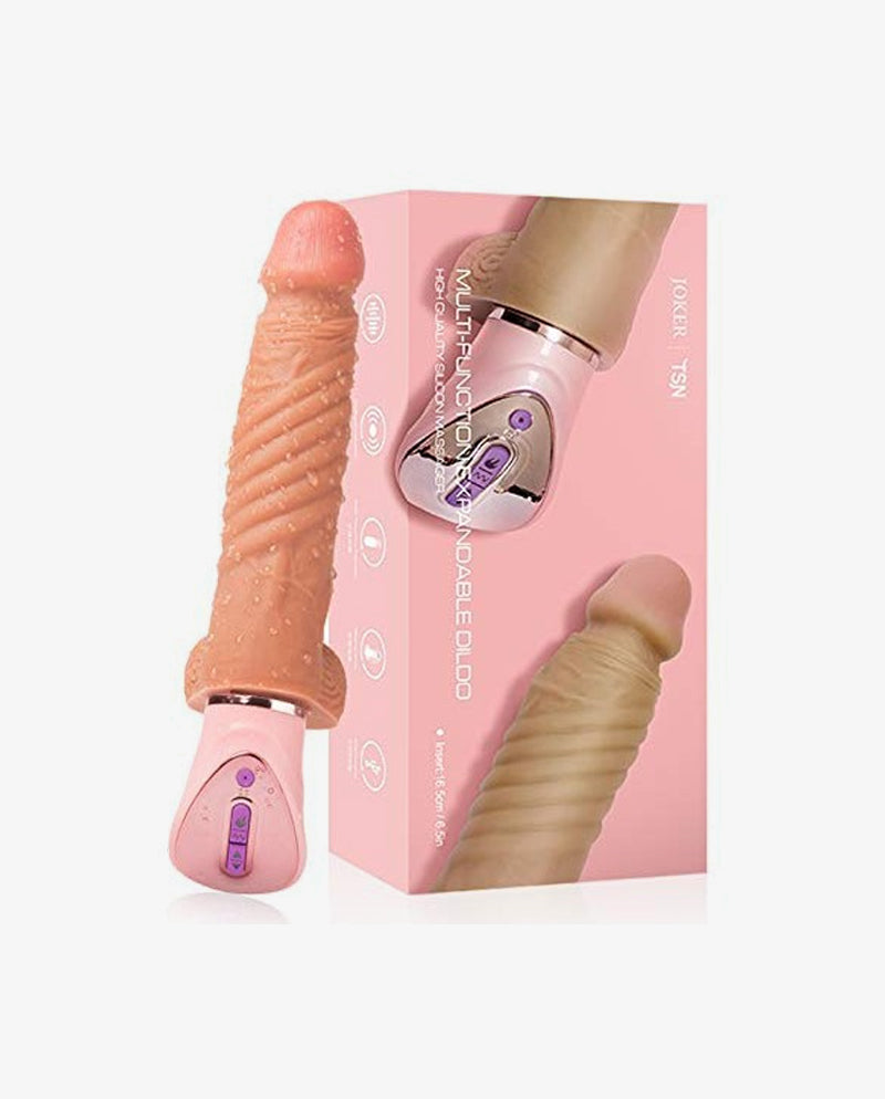 TSN Joker Vibrating Thrusting Dildo, Automatic Heating & Rechargeable Sex Toy - [Adultskart.com]