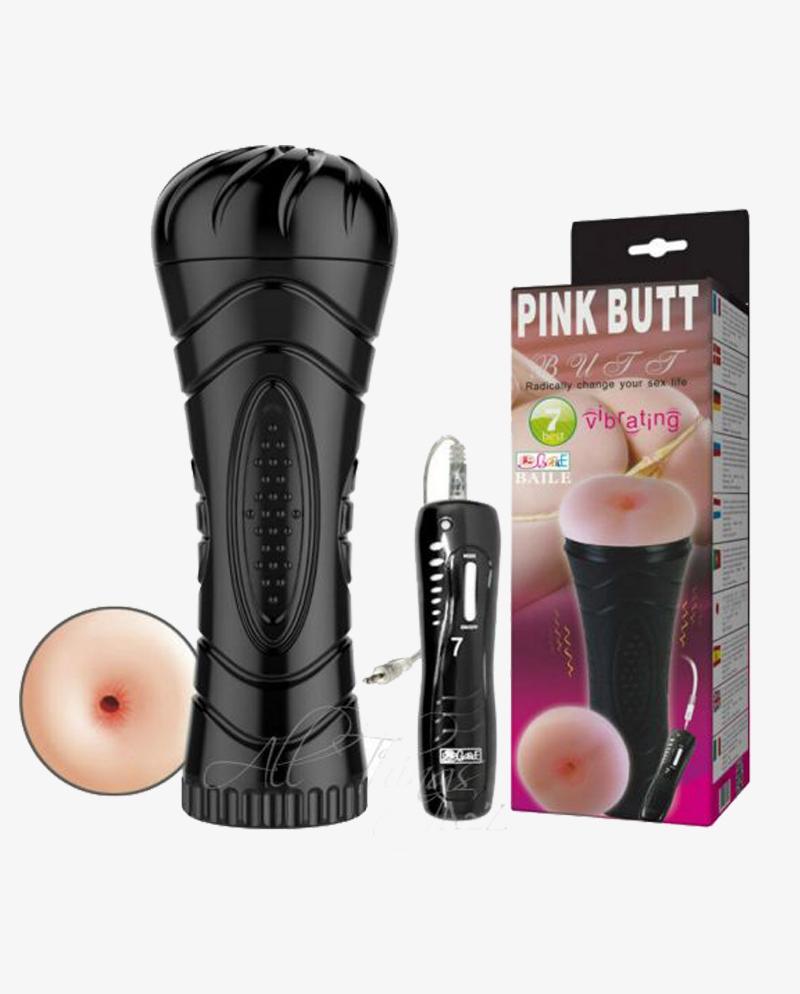 Vibrating Butt Male Masturbator - [Adultskart.com]