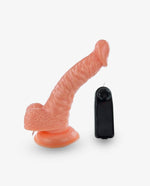 Whoppers Curved Vibrating Suction Cup Dildo