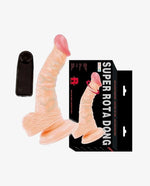 Whoppers Curved Vibrating Suction Cup Dildo